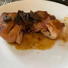Una foto de Gordon Blue en salsa de Champiñones a la barbecue ❤️