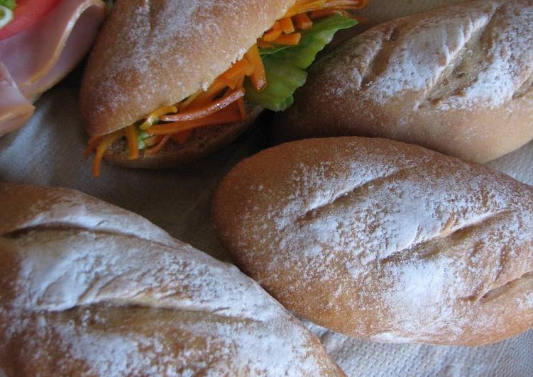 How to Make Homemade 43% Whole Wheat Bread Rolls