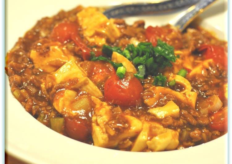How to Make Favorite Delicious! Mellow but Spicy! Tomato and Miso Sichuan Mapo Doufu