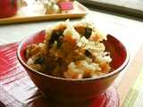 mushroom mixed rice