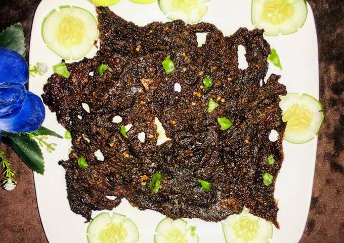 Recipe of Popular Kilishi(Nigerian beef jerky) for Healthy Food
