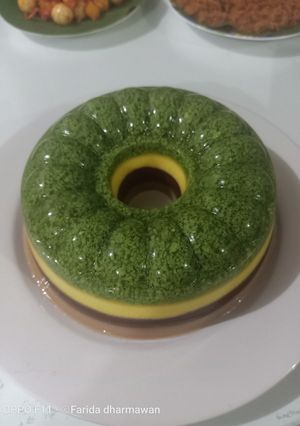 Foto resep Puding lumut mentega coklat moca