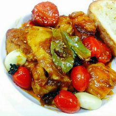 A picture of Kanya's Chicken Roasted with Honey and Ginger.