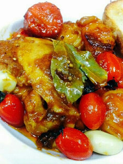 A picture of Kanya's Chicken Roasted with Honey and Ginger.
