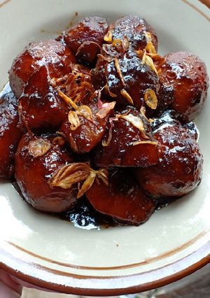 Foto resep Semur telur kentang