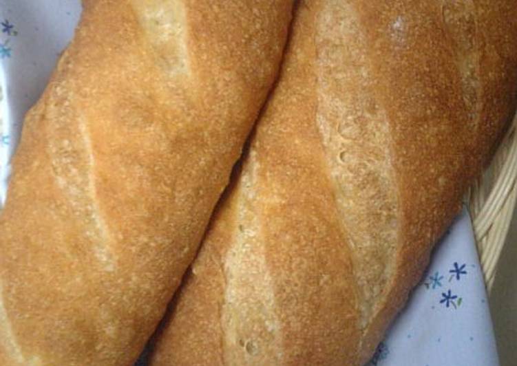Steps to Make Speedy French Baguettes Made with Rice Flour