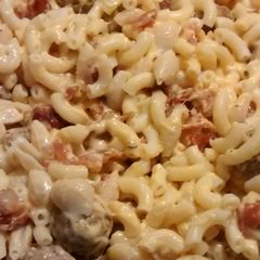 Bacon cheese burger casserole A picture of Bacon cheese burger casserole.