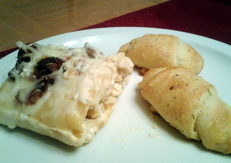 Recipe of Award-winning Chicken and bacon lasagna roll ups