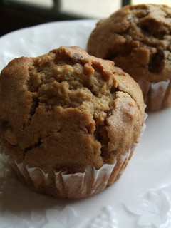 A picture of Brown Cane Sugar and Walnut Muffins.