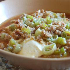 A picture of Microwave-Steamed Ground Beef and Tofu.