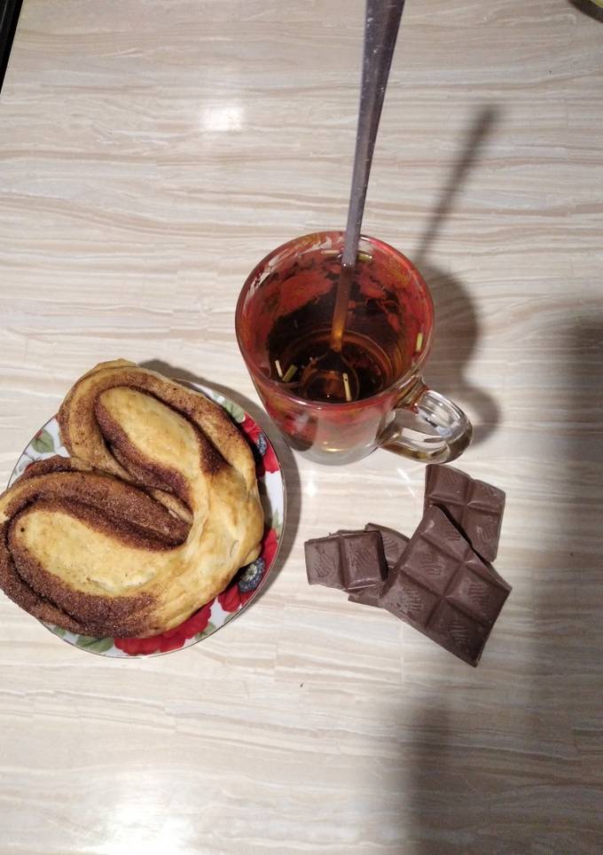 Плюшки "Цукрові з корицею"