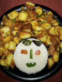 ब्रेड चा उपमा (bread cha upma recipe in marathi) रेसिपी चे मुख्य फोटो