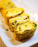 ✿Egg Roll with Salted Kelp and Green Onions✿