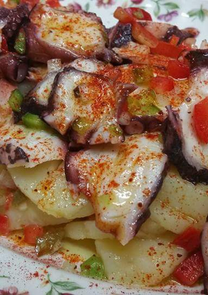 Una foto de Ensalada de pulpo