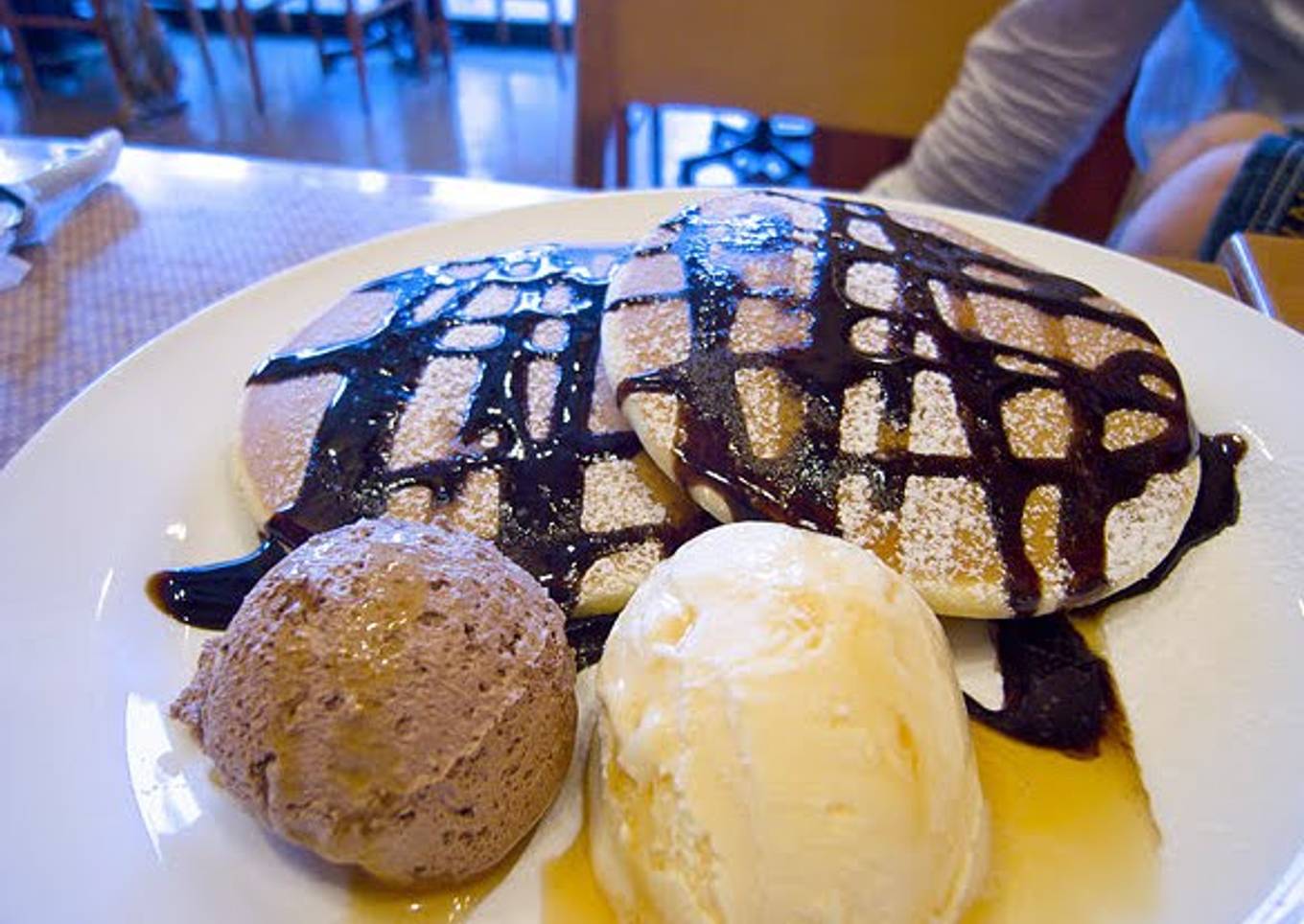 Pancakes in the microwave for 5 minutes