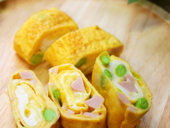 Recipe Omelette with Spring Colours the So Delicious Really delicious