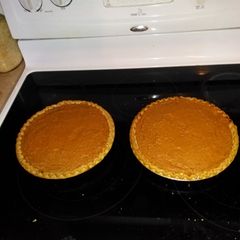 A picture of Preacher Paul Sweet Potato Pie.