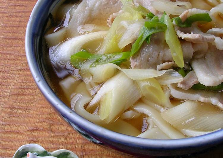 Step-by-Step Guide to Make Ultimate Kishimen Noodles with Pork Lots of Garlic