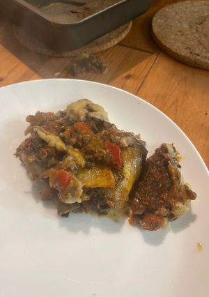 A picture of Yannis’ Moussaka!.