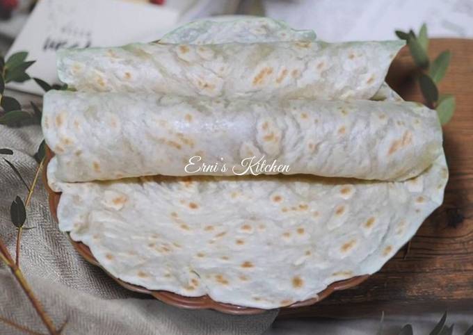 Ternyata ini lho! Resep bikin Kulit Kebab / Tortila (Homemade) dijamin lezat