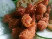 Gambar udang laut goreng