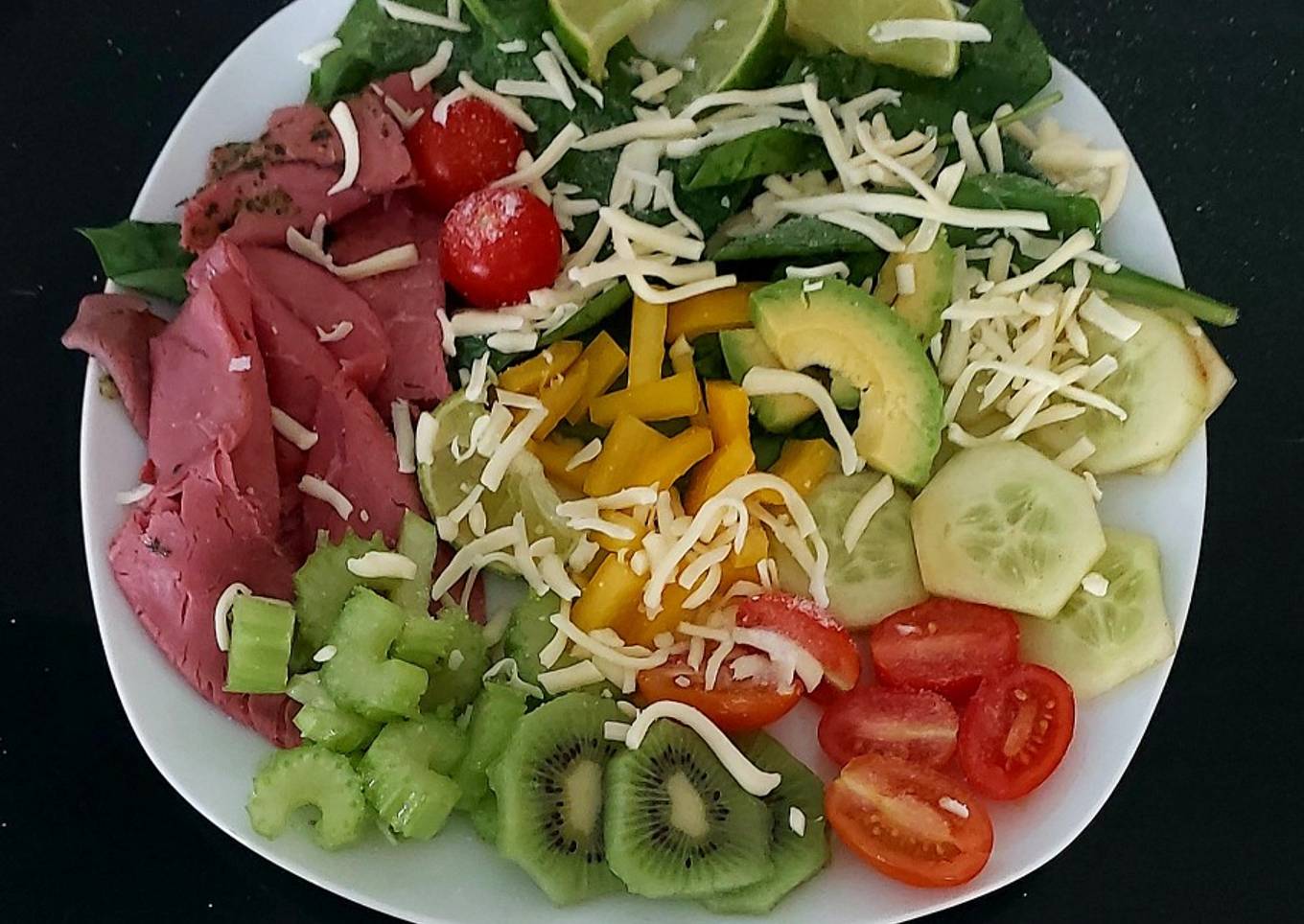 My Coriander and Garlic Beef Salad 🥰