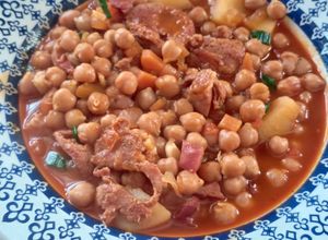Una foto de Guisito de garbanzos