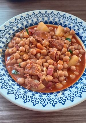 Una foto de Guisito de garbanzos