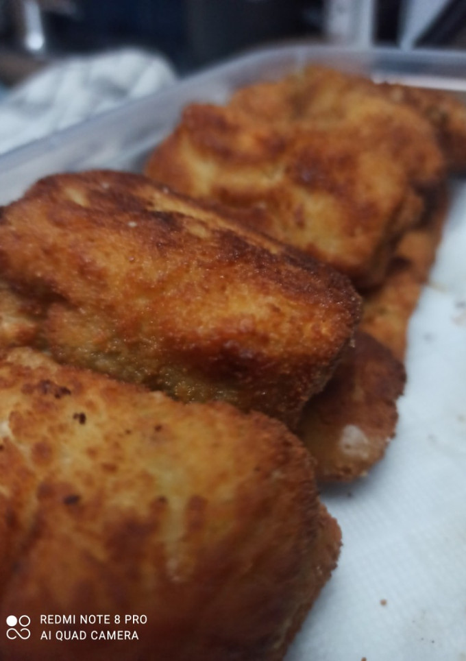 Una foto de Croquetones de puerro caramelizado con mozzarella