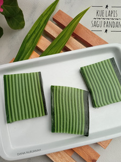 Foto resep Kue Lapis Sagu Pandan