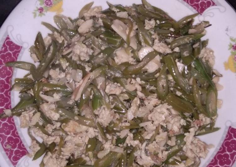 Tumis Buncis Telur