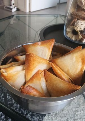 Une photo de Samoussa thon kiri airfryer
