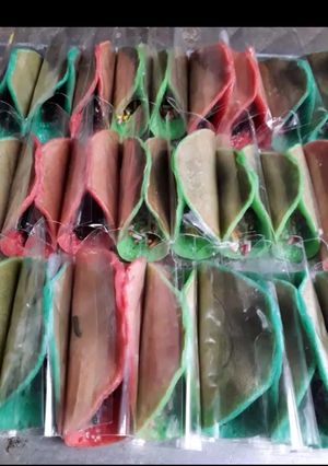 Foto resep Kue manja pelangi 😁