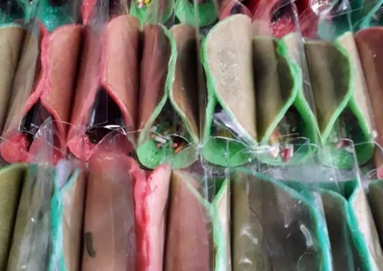 Bagaimana Menyiapkan Kue manja pelangi 😁, Bikin Ngiler