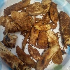 A picture of C's French Fries Bagel.
