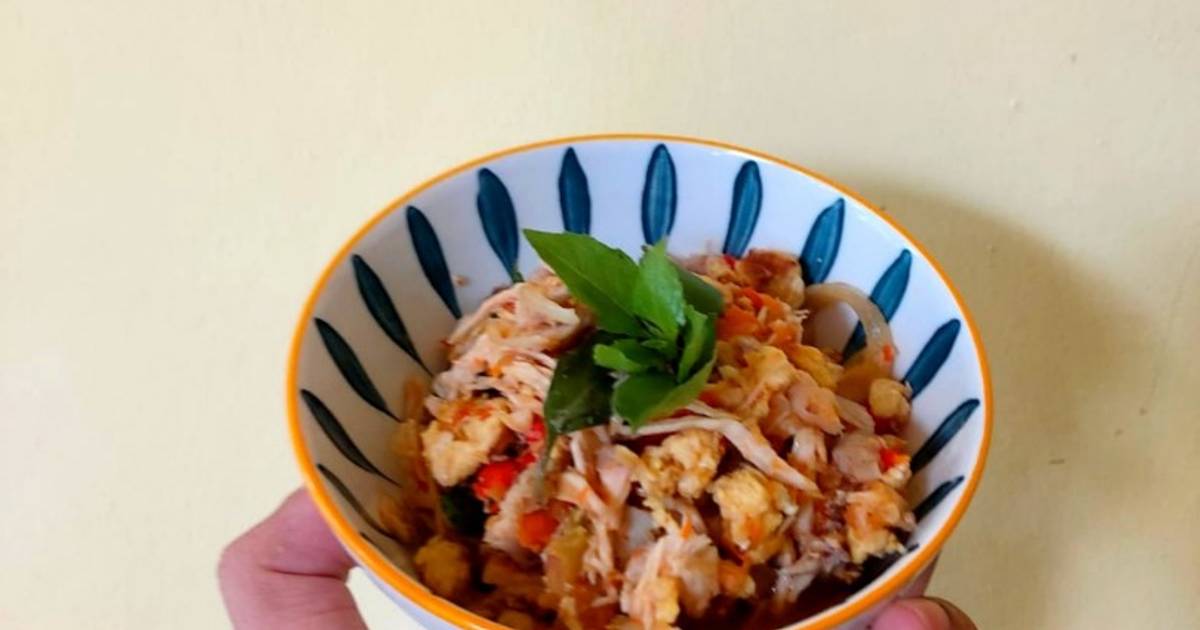 Resep Ayam Suwir Sambal Matah Paling Praktis dan Simple