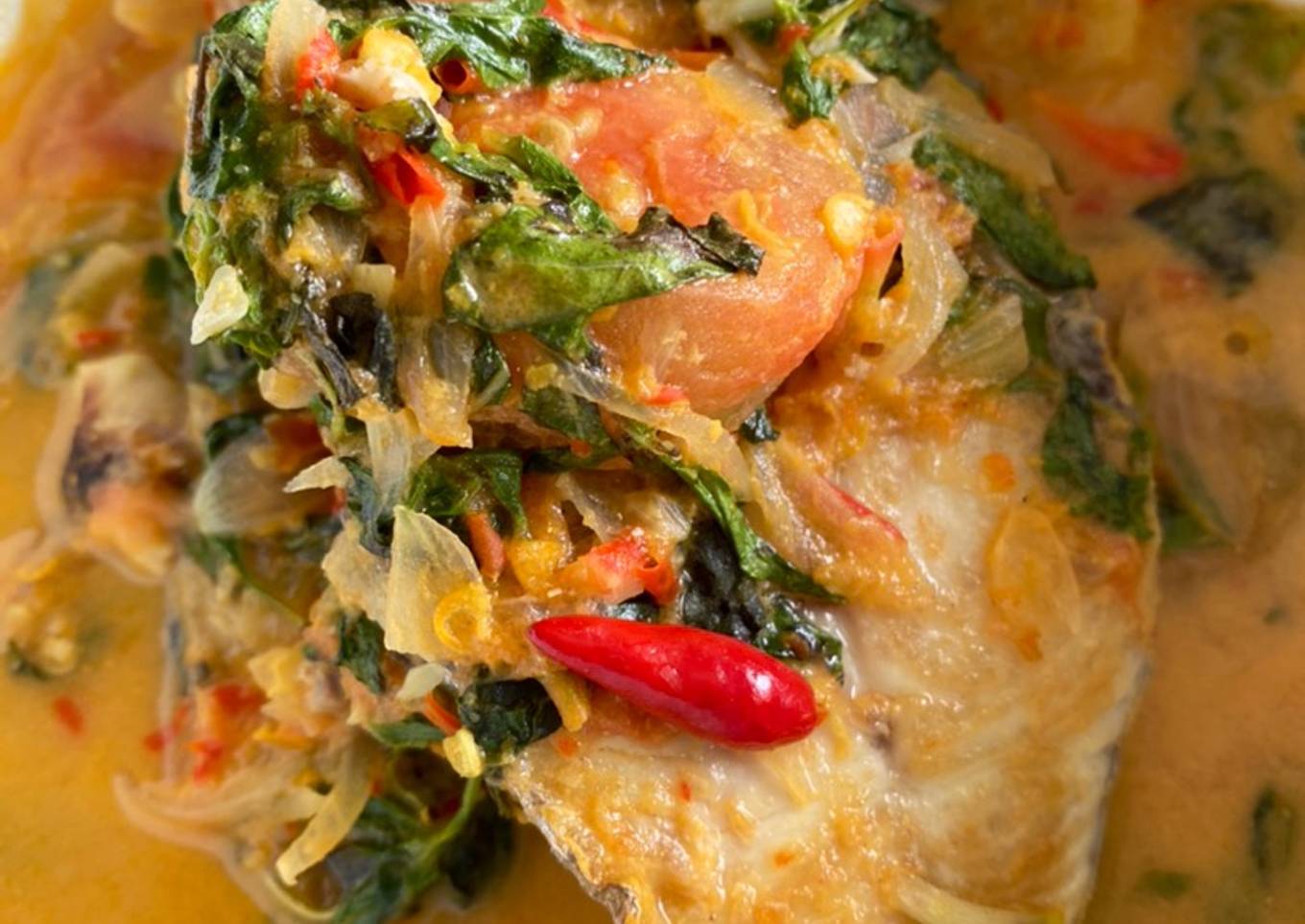 Mangut ikan (versi rada diet)