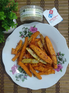 Gambar Jejari Keledek Goreng (Air Fryer)