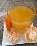 Jugo de mandarina casero
