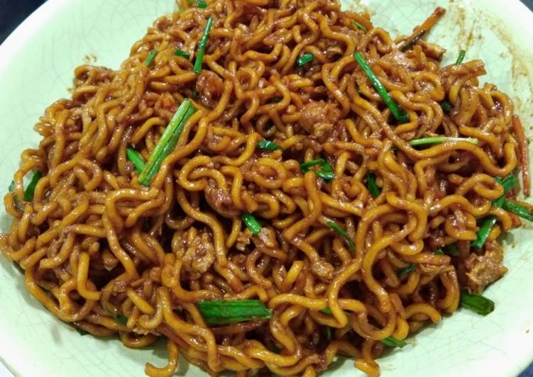 Resep Tiam Mie / Mie Goreng Manis, Menggugah Selera