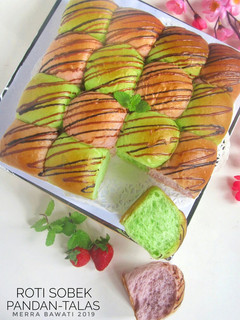 Foto resep Roti Sobek Pandan-Talas