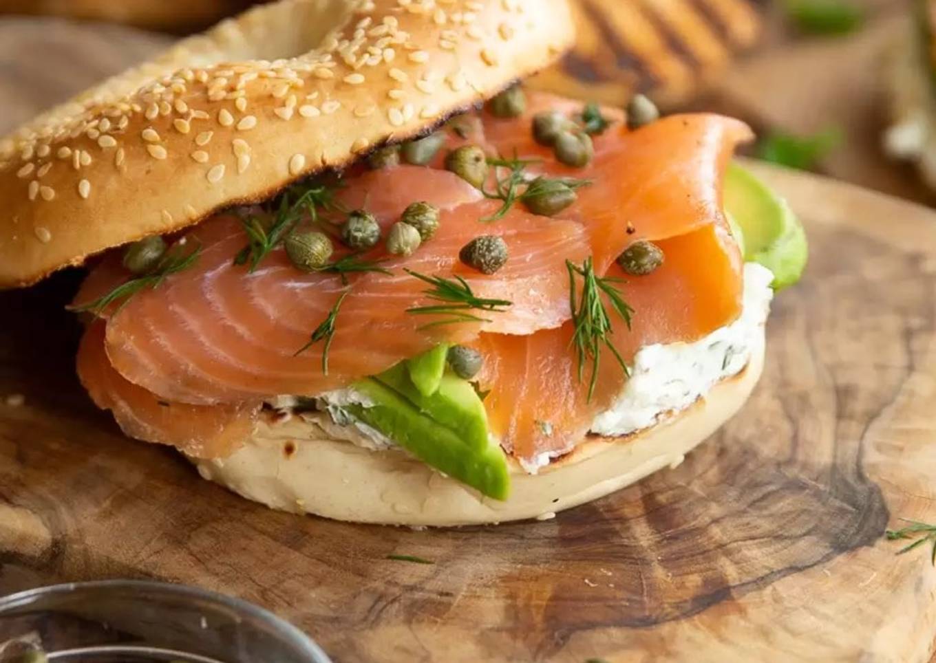 Salmon sandwich