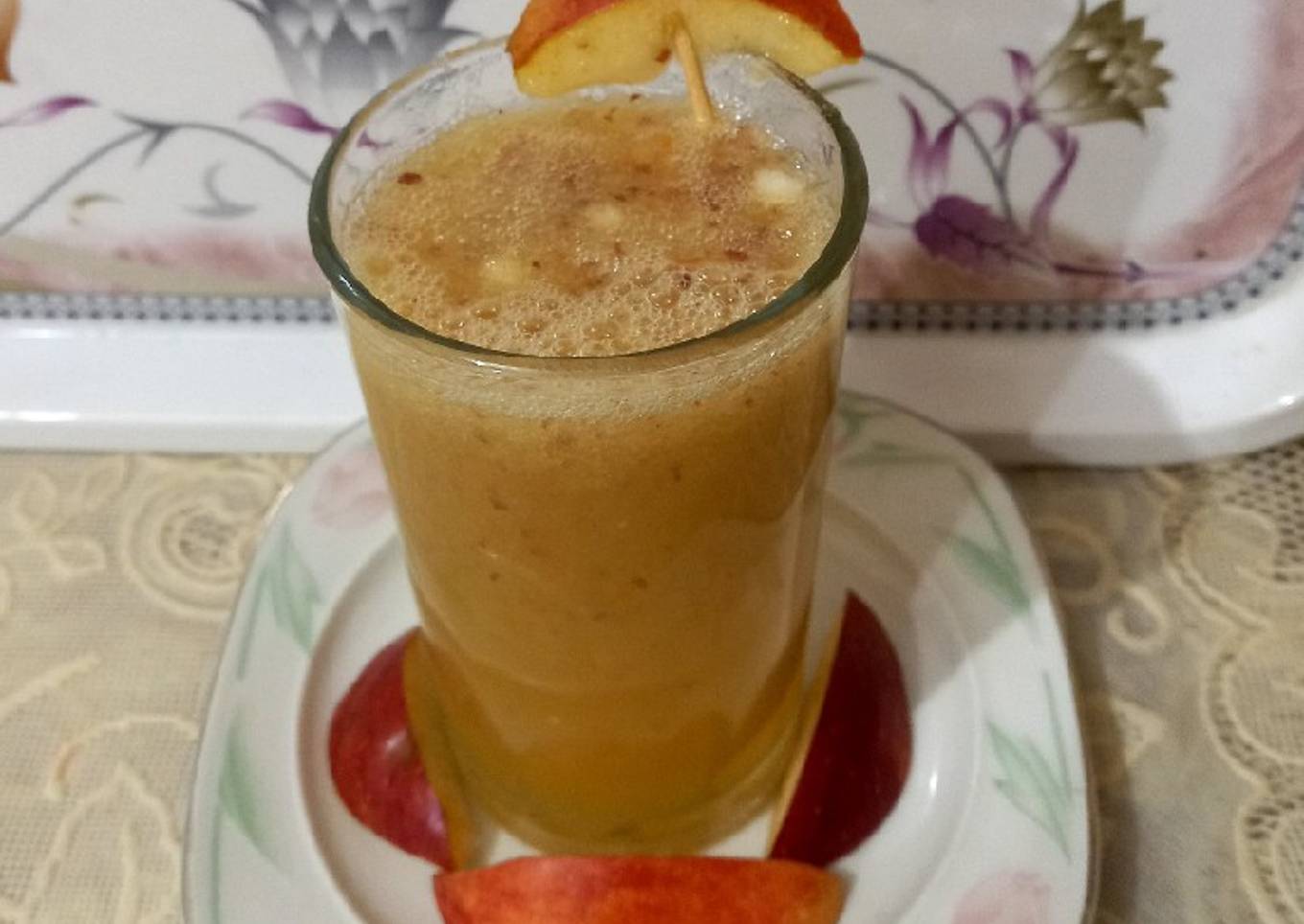 Apple drink with ginger flavour 🍎🍎🍎sugar free ❤️