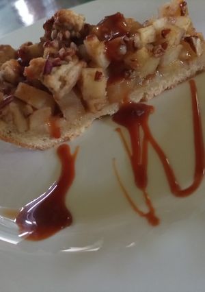 Una foto de Tarta de manzana con crumble