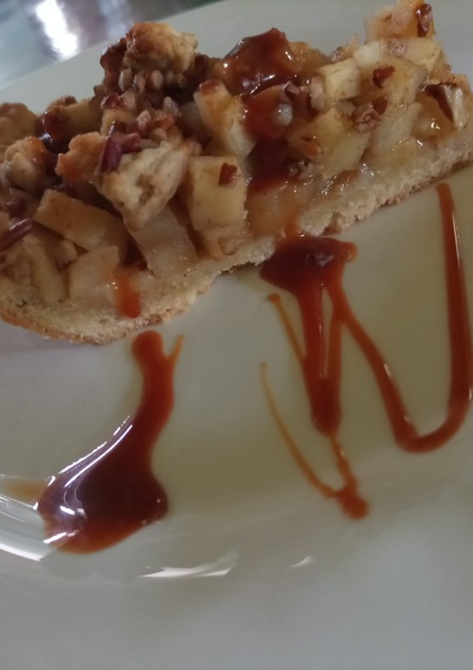Una foto de Tarta de manzana con crumble