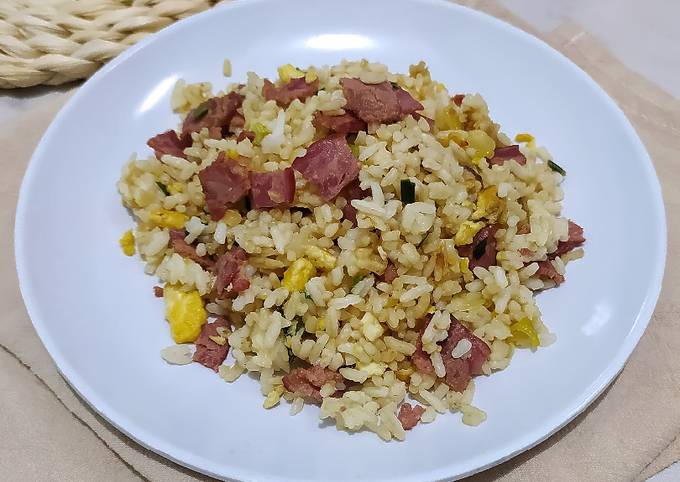 Nasi goreng smoke beef