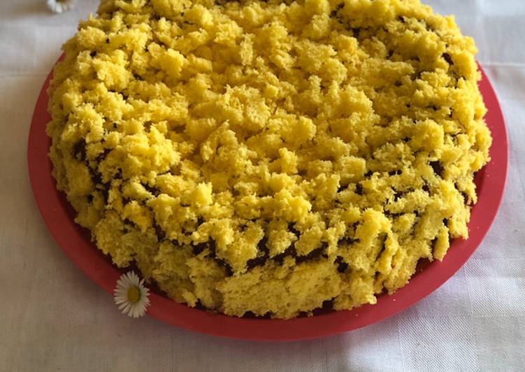 Torta mimosa a modo mio