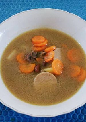 Foto resep Sup Kacang Merah dengan Daging Sapi dan Galantin
