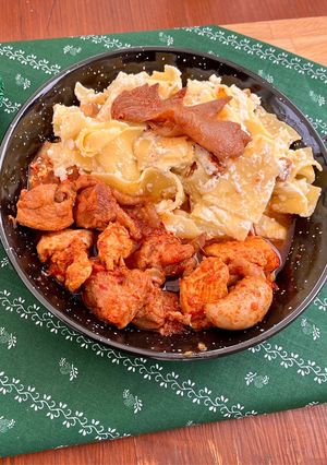Kakas pörkölt bográcsban recept fotója