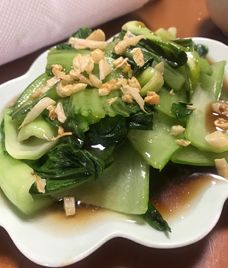 cải thìa xào tỏi